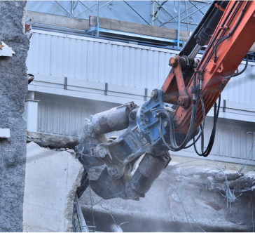 Demolition work